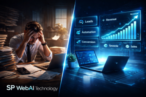 AI automation helping business growth compared to manual workload