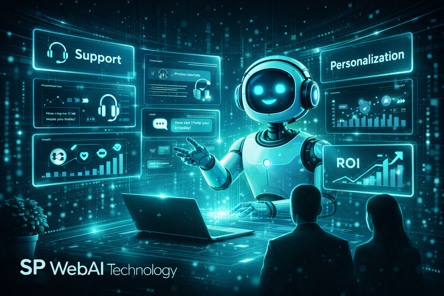 AI customer experience system with chatbot and personalized interaction interface